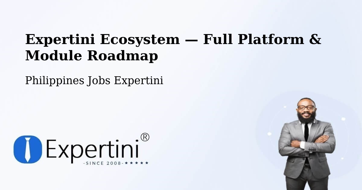 Expertini Ecosystem — Full Platform & Module Roadmap – Malolos